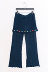 YANYAN KNITS 25 Spring/Summer BOLOR Trousers Skirt YYK-YYW25-0102-ZQ Navy
